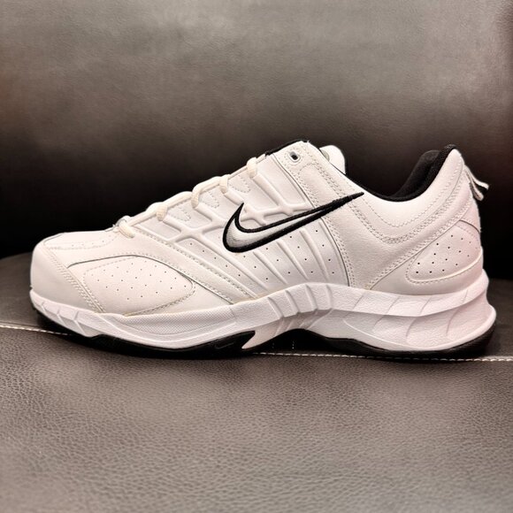 Nike Other - NIB NIKE T-LITE V White LEATHER Sneaker  Size 11  Width 4E